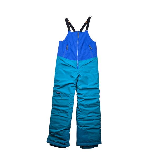 Patagonia Other - Patagonia Kids Powder Town Bibs Size L/12 Passage Blue Snowpants Ski Snowboard